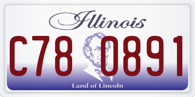 IL license plate C780891