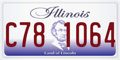 IL license plate C781064