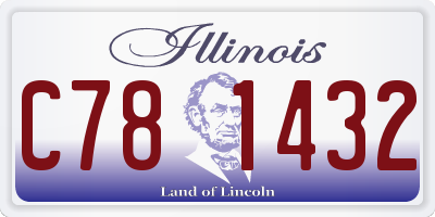 IL license plate C781432