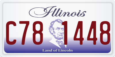 IL license plate C781448