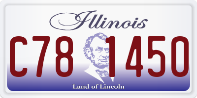 IL license plate C781450