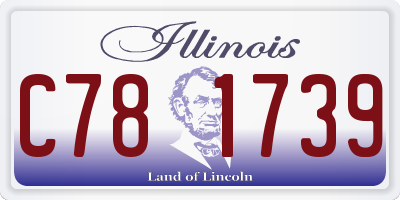 IL license plate C781739