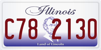 IL license plate C782130