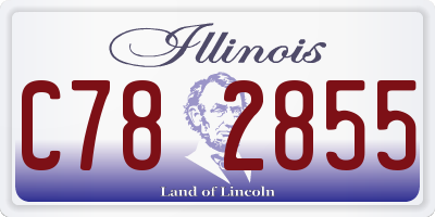 IL license plate C782855