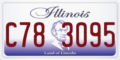 IL license plate C783095