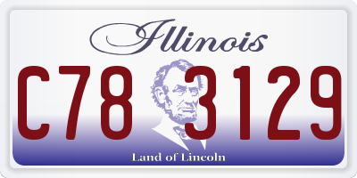 IL license plate C783129