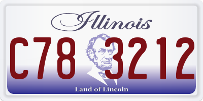 IL license plate C783212