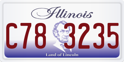 IL license plate C783235