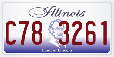 IL license plate C783261