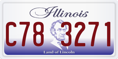 IL license plate C783271