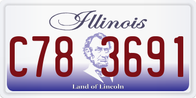 IL license plate C783691