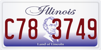 IL license plate C783749