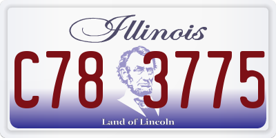 IL license plate C783775