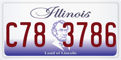IL license plate C783786
