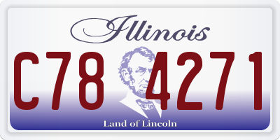 IL license plate C784271
