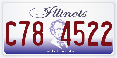 IL license plate C784522