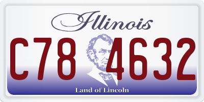 IL license plate C784632