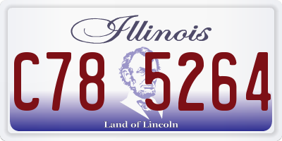 IL license plate C785264