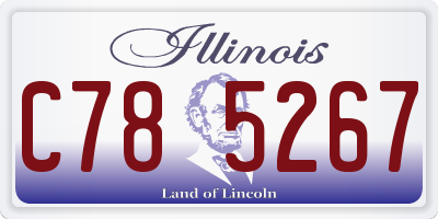 IL license plate C785267