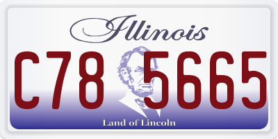 IL license plate C785665