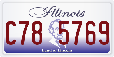 IL license plate C785769