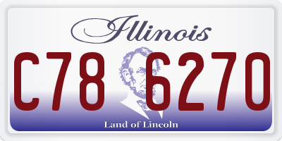 IL license plate C786270