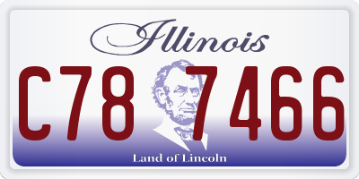 IL license plate C787466