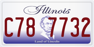 IL license plate C787732