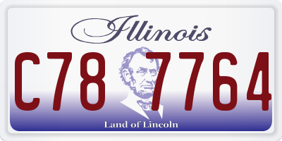 IL license plate C787764