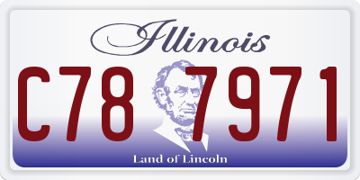 IL license plate C787971