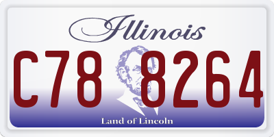 IL license plate C788264