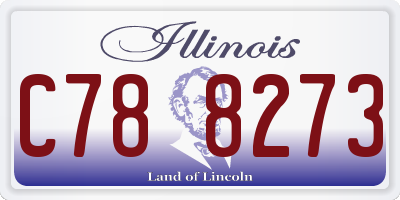 IL license plate C788273