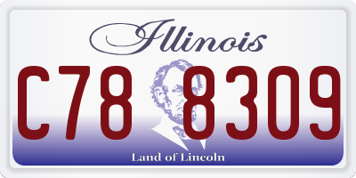 IL license plate C788309