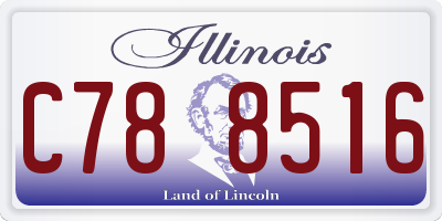 IL license plate C788516