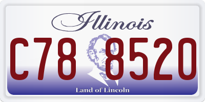 IL license plate C788520