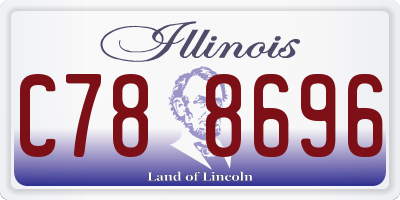 IL license plate C788696