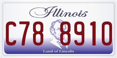 IL license plate C788910