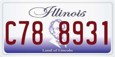 IL license plate C788931