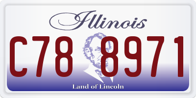 IL license plate C788971