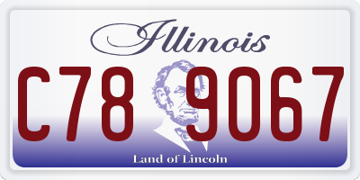 IL license plate C789067