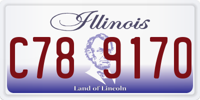 IL license plate C789170