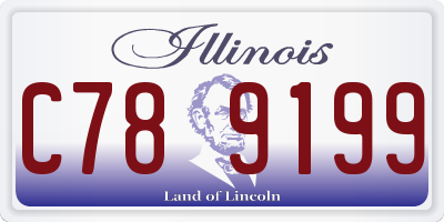IL license plate C789199
