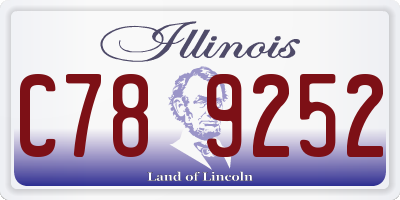 IL license plate C789252
