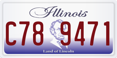 IL license plate C789471