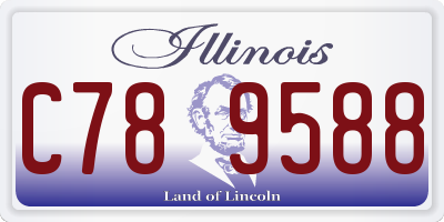 IL license plate C789588