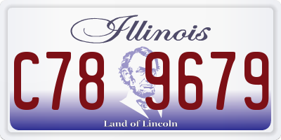 IL license plate C789679