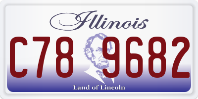 IL license plate C789682