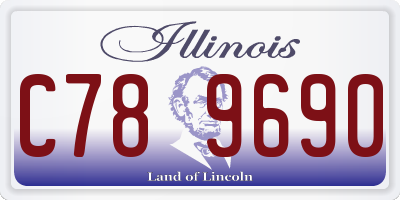 IL license plate C789690