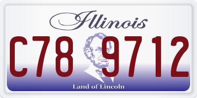 IL license plate C789712