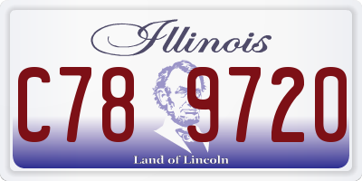 IL license plate C789720